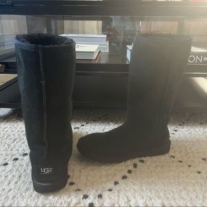 Classic Tall Black Uggs